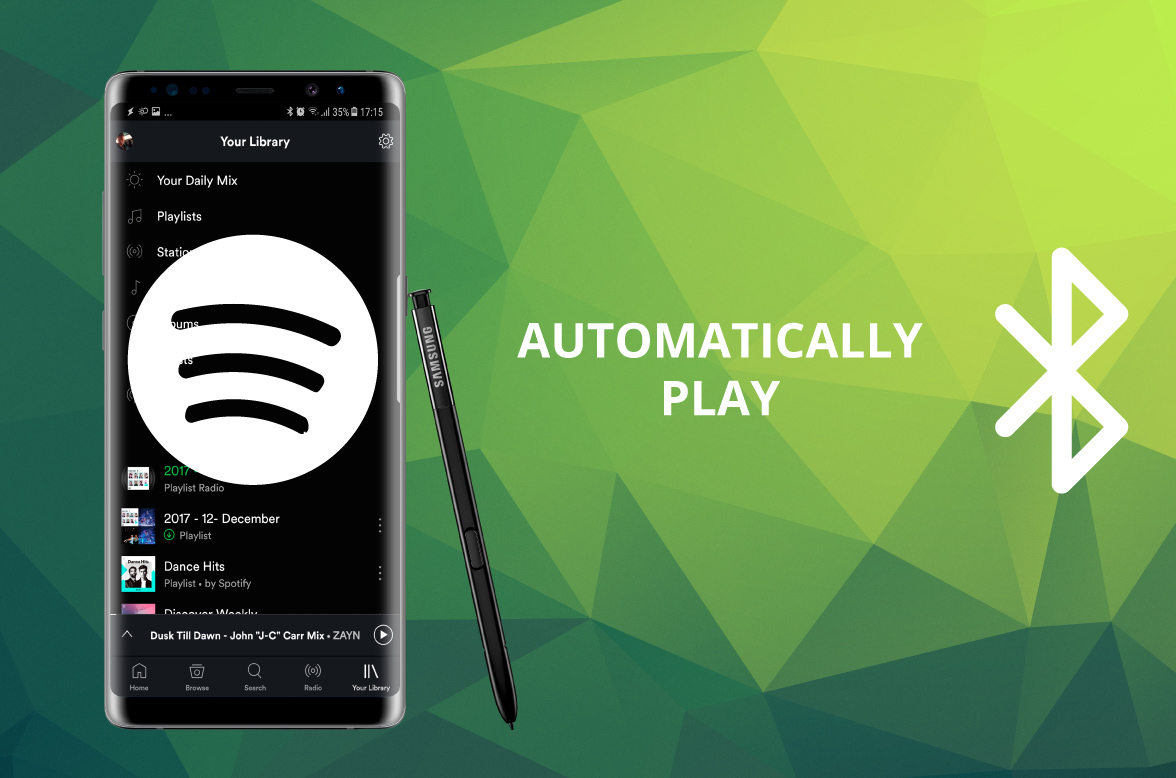 Ambient prøve Barmhjertige Automatic music playback from Spotify - Michael Šubák's IT blog
